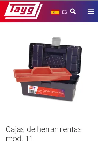 Caja de herramientas Tayg 356X192X150mm