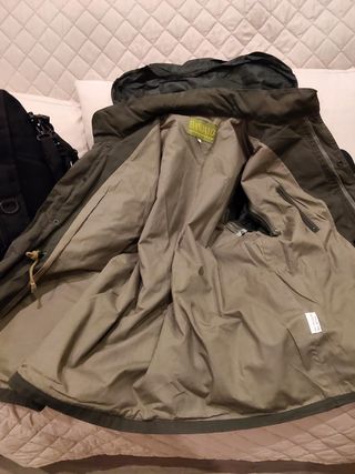 Chaquetón desmontable multibolsillos verde