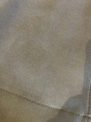 Falda beige de terciopelo talla xs con botones