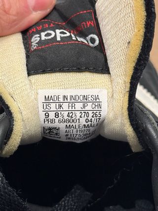 Botas Fútbol Adidas Copa Mundial Talla 42