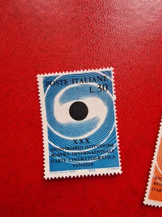 2 Francobolli Repubblica Italiana 1962