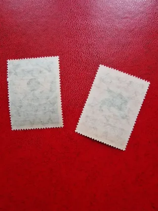 2 Francobolli Repubblica Italiana 1962