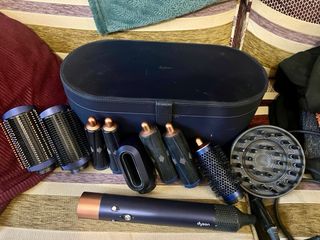 Dyson Airwrap Rame-Blu con Accessori