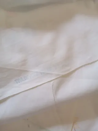 Juego de cama bordado a mano Viuda Tolrá