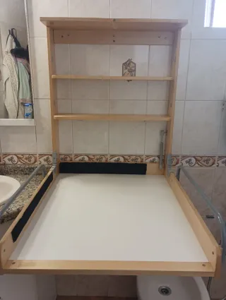 Cambiador ROBA madera plegable