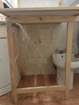 Cambiador ROBA madera plegable