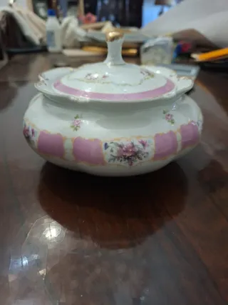 Bombonera porcelana Limoges France