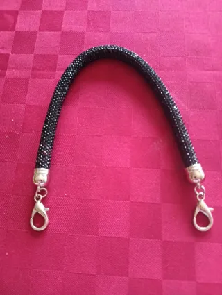 2 manici scintillanti per borsa. Nuovi.