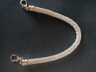 2 manici scintillanti per borsa. Nuovi.