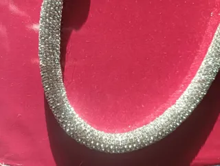 2 manici scintillanti per borsa. Nuovi.