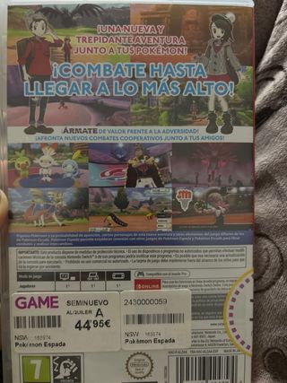 Pokemon Spada Nintendo Switch