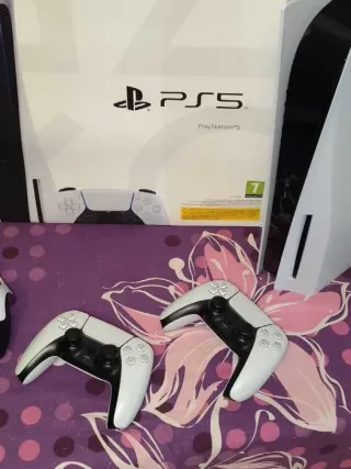 PS5 con juegos + garantía, Dualx2, Pulse 3D y caja