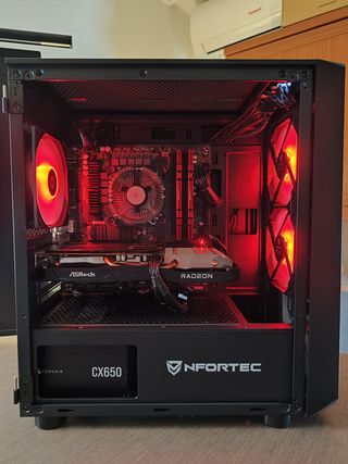 PC Gaming i3-12100F + RX 6600 8GB + 16GB + SSD 500