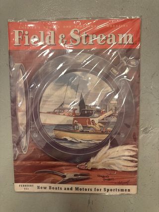 revista vintage Field & Stream, año 1950