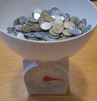 Lote de monedas de 1 peseta de Juan Carlos I.