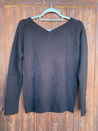 Jersey negro de invierno