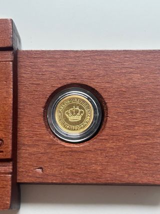 Moneda de oro 999,9 5000 pesetas 1990