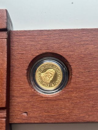 Moneda de oro 999,9 5000 pesetas 1990