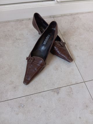 Zapatos tacón bajo no 43