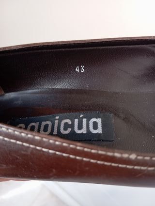 Zapatos tacón bajo no 43