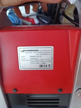 Bomba de vacío rothenberger roairvac 6.0