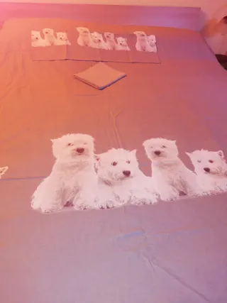 Sacco copri piumone piazza e mezza con cuccioli