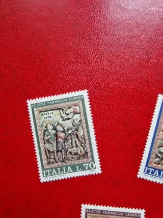 Set 3 Francobolli Italia 1975 Nuovi