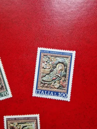 Set 3 Francobolli Italia 1975 Nuovi