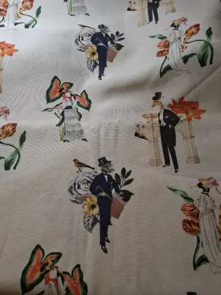 Tela loneta 1,25 m por 1,30