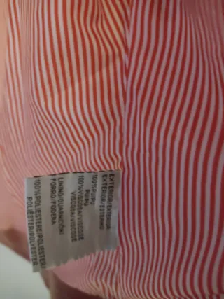 Cazadora piel roja, talla s