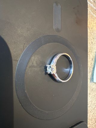 Anillo Oro Blanco Brillantes 0.20ct