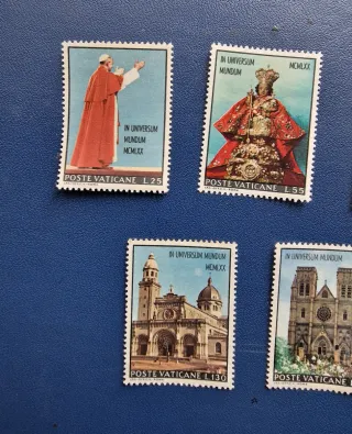Serie francobolli Poste Vaticane nuovi