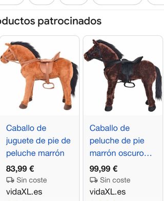 Juguete,  caballo para  niños hasta 4 años