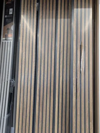 Revestimiento de pared 3D palilleria .Paneles PVC