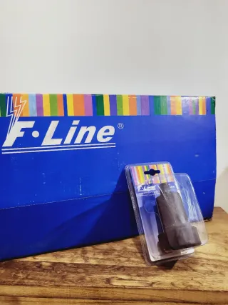 12 uds Base aérea goma T/T 16A negro