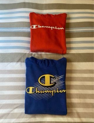 Lote 2 sudaderas niños Champions 9/10 años