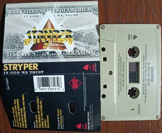 Stryper – In God We Trust Cassette 1988 Asia Press