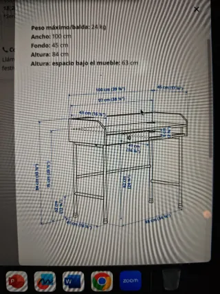 Escritorio, Gris. (hauga )