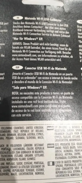 NINTENDO DS WIFI CONNECTOR NUEVO PRECINTADO