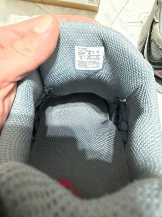 Asics NYC Gel Scarpe Uomo Grigio Rosso