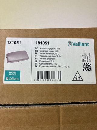Vaso Expansión Vaillant referencia 181051