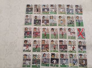 Lote 100 cromos Liga Este 83/84