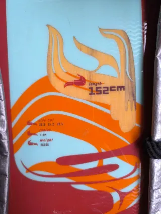Tabla Snowboard 152cm + Fijaciones Wedze con Funda