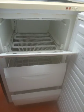 Congelador con funda impermeable