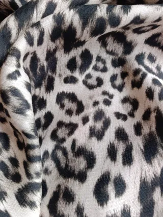 Tela viscosa algodón estampado animal print