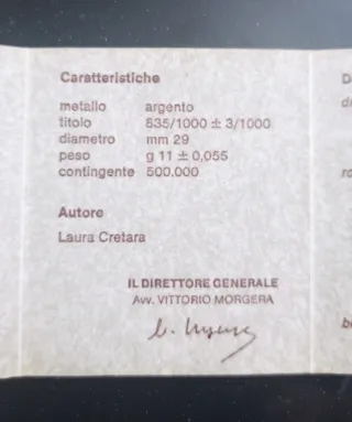 Due monete commemorative.