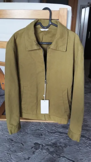 Chaqueta Zara Verde Oliva Hombre