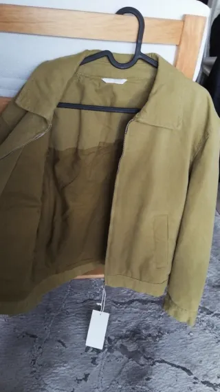 Chaqueta Zara Verde Oliva Hombre