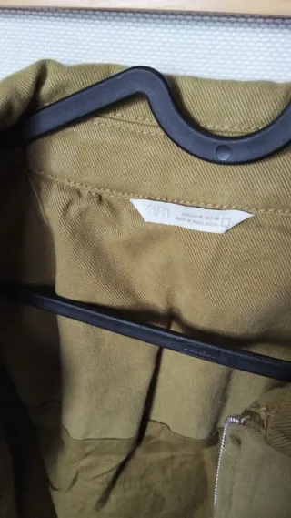 Chaqueta Zara Verde Oliva Hombre