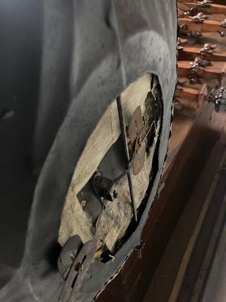 Antiguo reloj movimiento